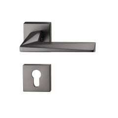 Hafele MARCEL PC (Barelli Tip) Titanyum Renk Kapı Kolu