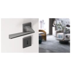 Hafele MARCEL CB (Oda Tipi) Titanyum Renk Kapı Kolu