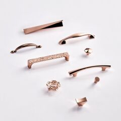 Hafele Düğme Kulp Arco Jr. Parlak Bakır