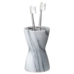 Hafele Diş Fırçalık Marble Mat Beyaz Renk