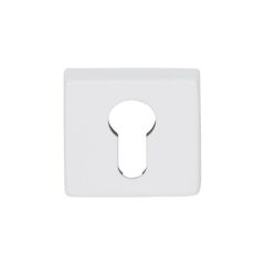 Hafele Kare Barelli Kapı Kolu Rozeti 50mm, Beyaz Renk