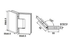 Hafele CITIUS 04 Menteşe C/C 135° Mat Siyah