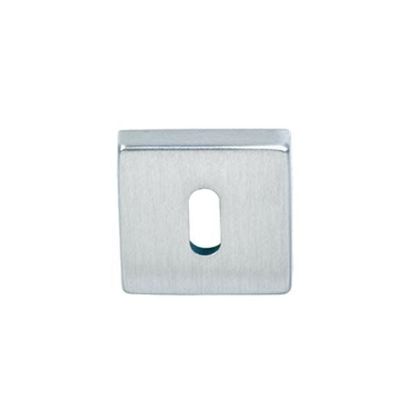 Hafele Kare Oda Kapı Kolu Rozeti 50mm, Mat Krom Renk
