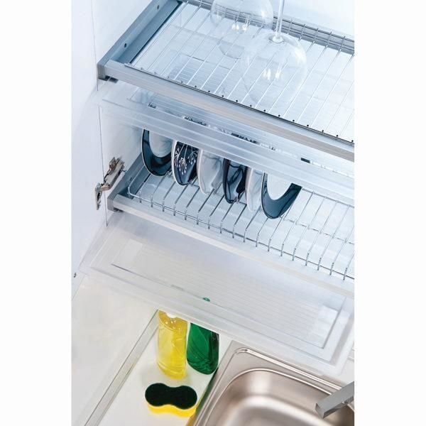 Hafele Sabit Bardaklık Tepsi Krom Parlak 90cm