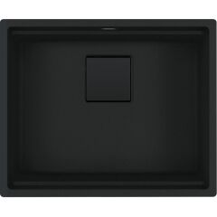 Franke Fragranit Evye Kubus Kng 110-52 Matt Black Tek Gözlü