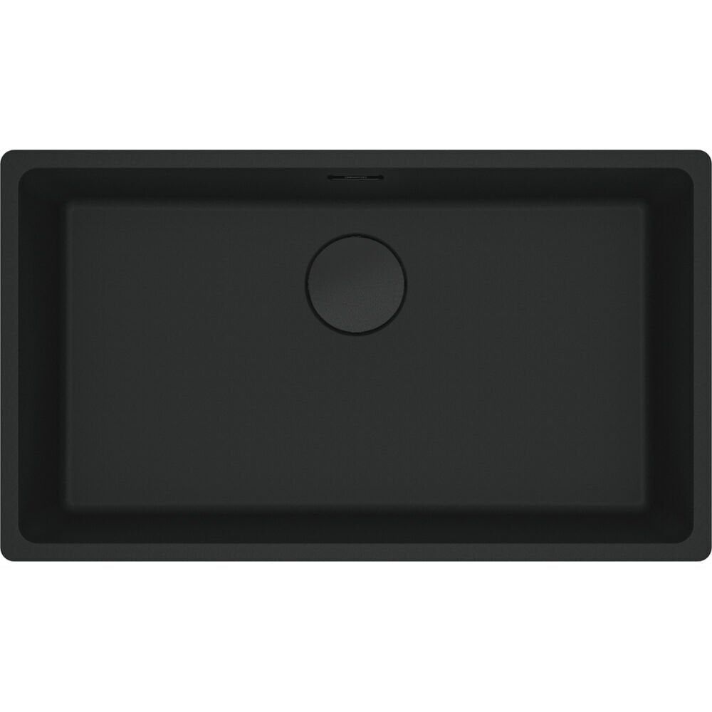 Franke Fragranit Evye Marıs Mrg 110-72 Matt Black Tek Gözlü Damlalıksız
