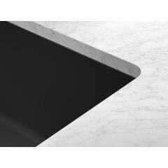 Franke Fragranit Evye Marıs Mrg 110-52 Matt Black Tek Gözlü Damlalıksız