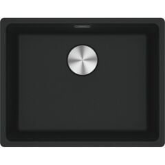 Franke Fragranit Evye Marıs Mrg 110-52 Matt Black Tek Gözlü Damlalıksız