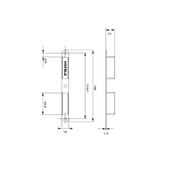 Hafele Kilit Karşılığı Cebi, Gri Renkli