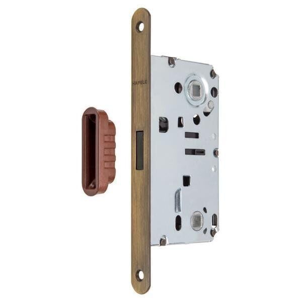 Hafele Manyetik Kilit Banyo Tipi (WC) 50/18mm Antik Bronz