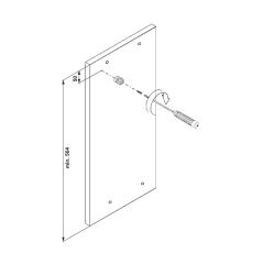 Hafele Çamaşır Sepeti Boxy 230cm Parlak Krom Renk