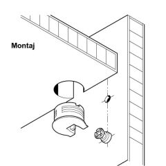 Hafele Rafix20 Tab Gövde 16mm Kahve (1000 Adet)
