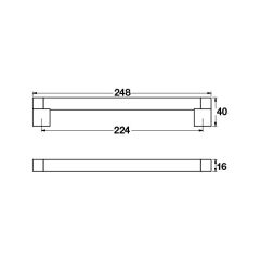 Hafele Mobilya Kulpu July 224mm Paslanmaz Çelik