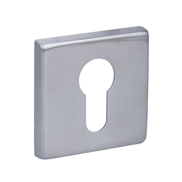 Hafele Kare Barelli Kapı Kolu Rozeti 52mm, Mat Nikel Renk