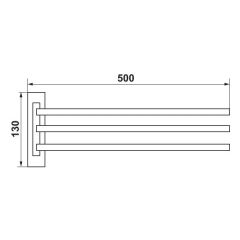 Hafele Döner Havluluk Balcony Parlak Krom Renk