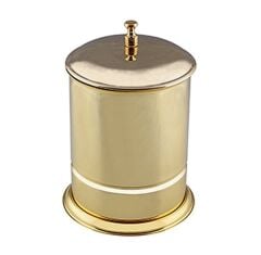 Hafele Çöp Kutusu Kapaklı Venere 5 Litre Parlak Pirinç Renk
