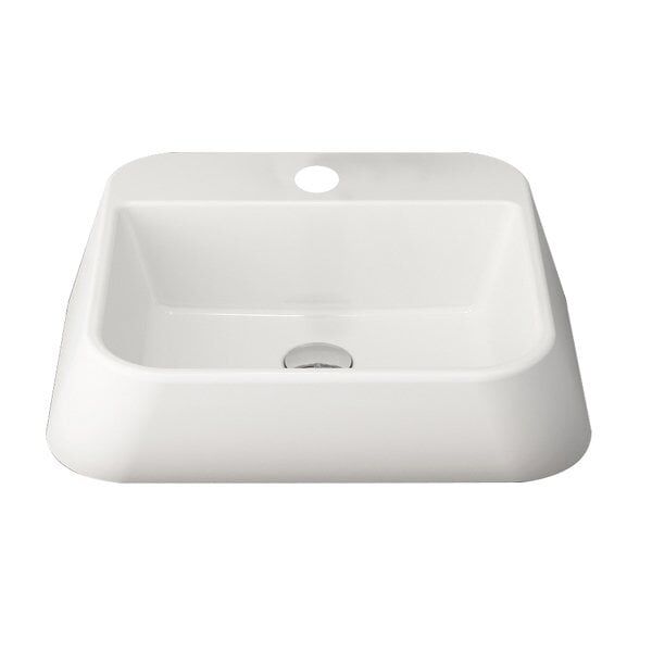 Hafele Banyo Lavabosu Lizarra 505x420mm Parlak Beyaz Renk