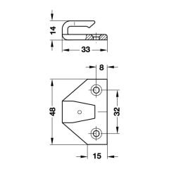 Hafele Keku Asr Çerçeve Bileşeni (10 Adet)