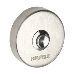 Hafele Yuvarlak Kapı Zili 52mm, Mat Paslanmaz Çelik Renk