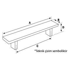 Hafele Mobilya Kulpu Elanor 128mm Paslanmaz Çelik