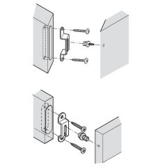 Hafele Modular Raf Bağlantısı 63x12mm (100 Adet)