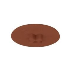 Hafele Minifix Kapak 15mm, Kahve Renk (500 Adet)