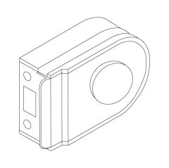 Hafele Nova Cam Kapı Karşılığı Parlak Krom Renk