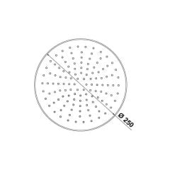 Hafele Anton Tepe Duşu Parlak Krom Renk