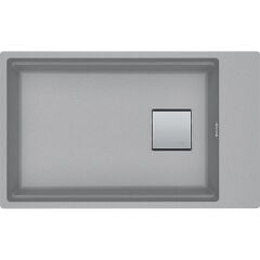 Franke Granit Eviye Tek Gözlü Damlalıksız KNG 110-62 Stone Grey