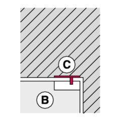 Hafele Üst Bağlantı Parçası Paslanmaz Çelik Mat