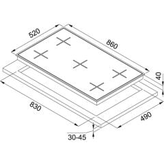 Franke Cam Ocak FHNS 905 4G TC WH C