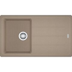 Franke Granit Eviye Tek Gözlü Damlalıklı Basis BFG 611-86 Oyster